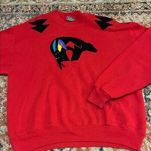 vintage bear sweater